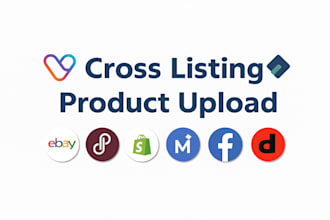 do cross listing cross posting using vendoo on ebay, poshmark, mercari
