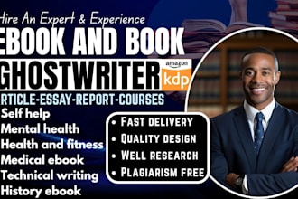 write self help, medical, health and fitness, mental health, nursing ebook