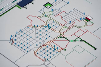 3d topography building, site modeling with accurate terrain maps