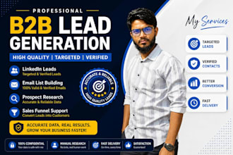 lead generation, targeted prospect list with verified emails
