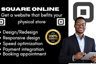 design square online store square website redesign square online square website