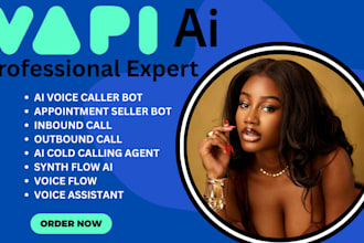 make an ai voice agent using vapi ai botchat website bland synthflow retell