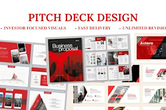 craft and revamp powerpoint presentations and pitch decks that impress investors