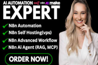 n8n automation n8n ai agent n8n workflow n8n expert vapi retell ai voice agent