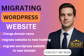 migrate or move wordpress website to new hosting or domain, change domain name