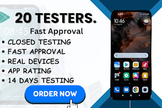 do 20 testers or 12 testers google play pre release closed testing with review