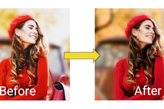, blurry phots manipulation and design composition