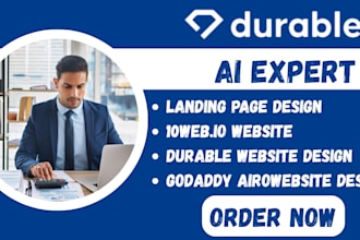 design a high converting ai powered forum website with 10web and godaddy