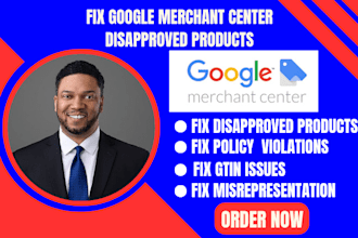 fix merchant center suspension fix product disapproval fix misrepresentation