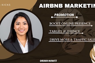 do airbnb listing, using paid advertising on social media