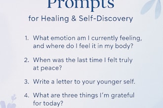 soulful journal prompts for healing and clarity