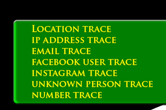 trace location ,IP trace ,location trace , person find ,IP track