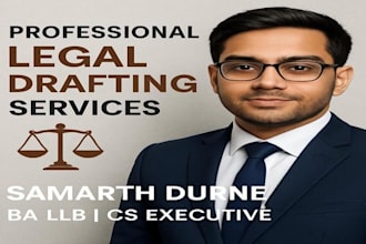 draft professional legal documents, agreements and notices