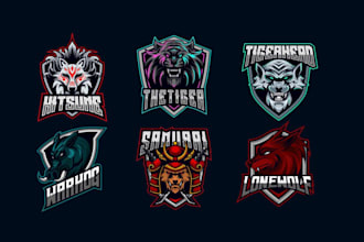 design animal, eagle, wolf, bear, fox logo for your brand