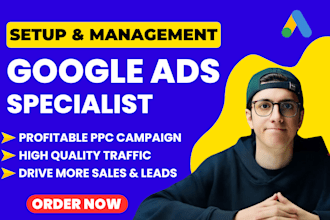 setup and manage google ads adwords ppc campaign