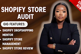 perform a complete shopify store audit for SEO, speed, and performance