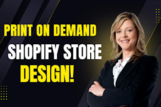 create and design a profitable shopify print on demand store with printful