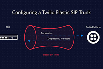 reate spoof api for sip trunk configuration, avaya pbx, voip, twilio 3cx did