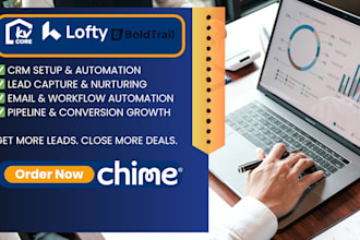 set up real estate CRM boldtrail kvcore lofty automation