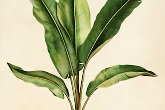 do amazing botanical vector line art illustration