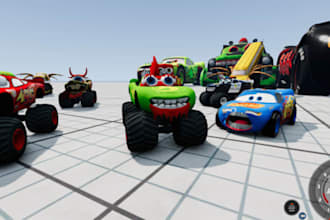 convert into beamng mods your cartoon 3d model