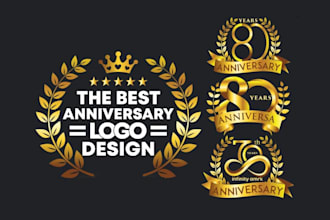 create anniversary, marriage, event, wedding logo design