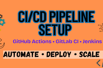 set up and manage cicd pipelines using github actions gitlab ci or jenkins