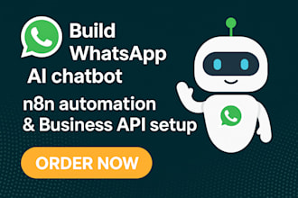 build whatsapp ai chatbot n8n whatsapp automation whatsapp business api setup