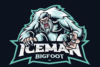 design high quality professional yeti logo
