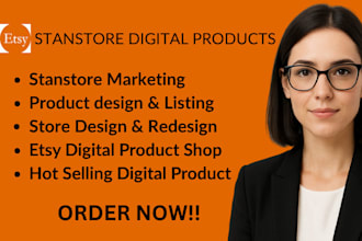 set up stanstore with digital products etsy shopify store stan store marketing