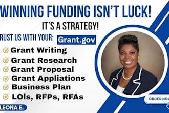 research grants, grant writing, proposal, applications, rfp business plan