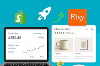 run targeted fb ads for shopify or etsy to increase your sales