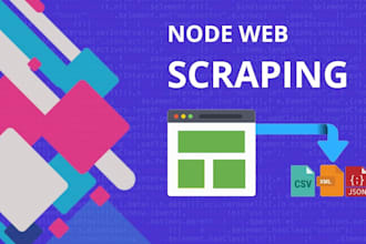 build web scraping bot, product data  scraping, web automation bot, email scrape