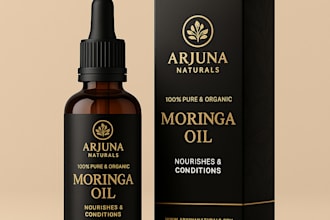 design a professional product label, packaging or bottle label