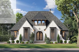do architecture exterior, interior design in revit, sketchup with rendering