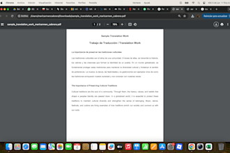 do translation form spanish to english