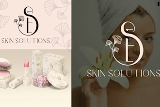 do fashion, beauty, cosmetic spa hair salon logo with unlimited revision