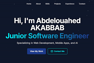 develop web, mobile, or machine learning applications for you