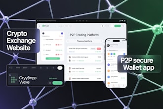 develop crypto exchange website crypto presale website crypto website wallet app