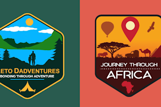 do modern travel, hotel, vacation and agency logo design