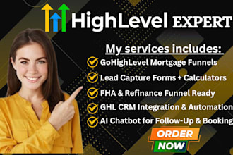 be your mortgage gohighlevel website sales funnel mortgage leads calculator pro