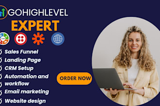 be your gohighlevel expert funnel CRM setup automation voice ai a2p verification