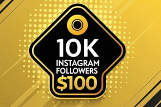 increase 10k instagram followers fast