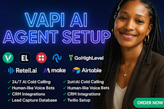 setup vapi ai voice agent retell ai elevenlab ai voice bot vapi ai calling agent