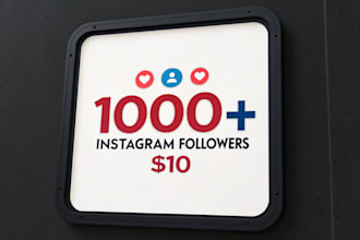 increase 1000 instagram followers fast