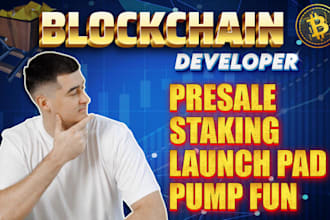 be your blockchain developer for web3, smart contract dex