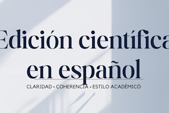 edit your scientific article in spanish for journal publication