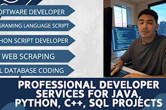 do professional web development with python django and flask, python script