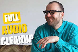 do audio cleanup for podcast within 24hrs