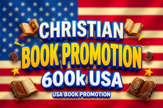 do USA organic christian promotion and book marketing